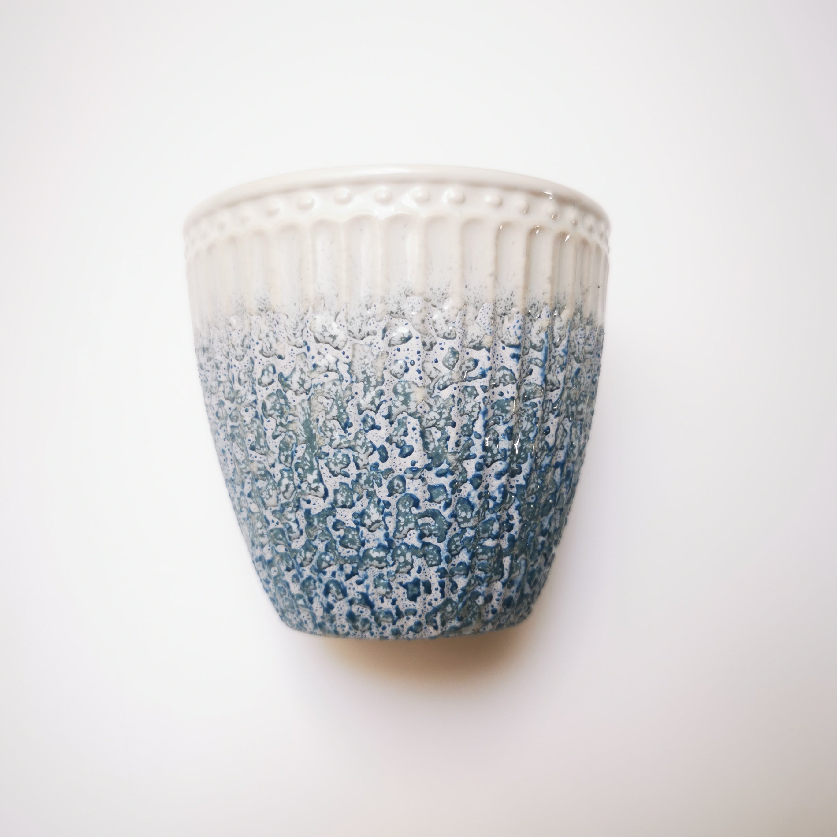 Latte Cup Alice ripple blau von GreenGate